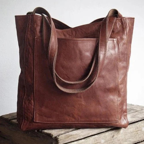 Lorena Faux Leather Tote Bag