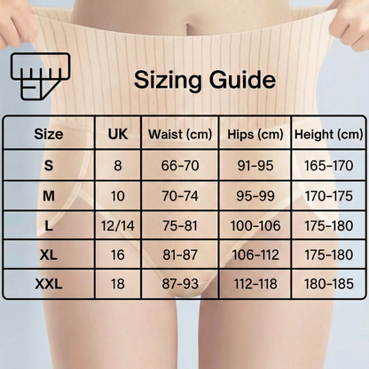 Comfora™ | 6-Pack Breathable, Comfortable High-Waisted Underwear with Tummy Support