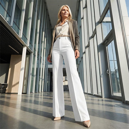 Women’s high-waisted suit trousers