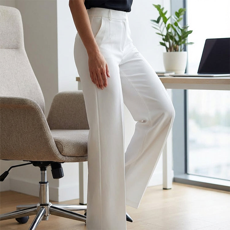Women’s high-waisted suit trousers