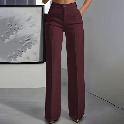 Women’s high-waisted suit trousers