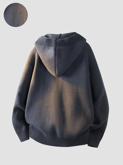 Riley | Knit Hooded Cardigan