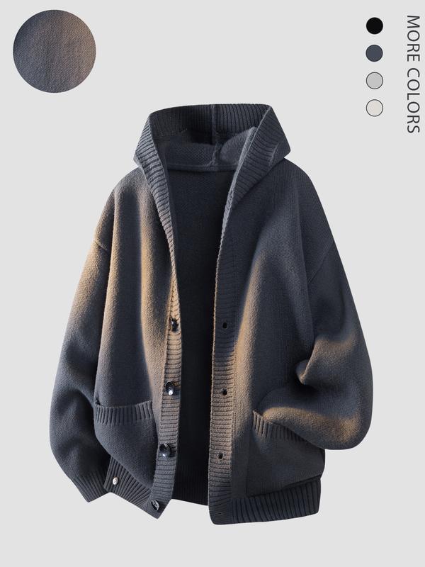 Riley | Knit Hooded Cardigan
