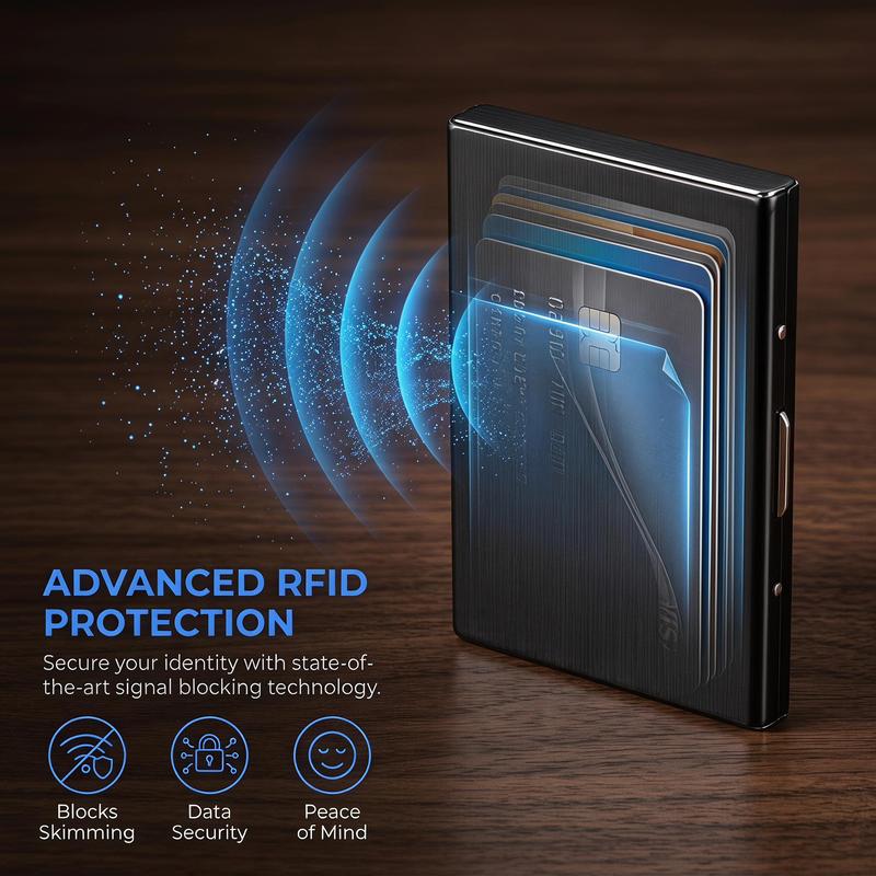 RFID Blocking Metal Card Wallet