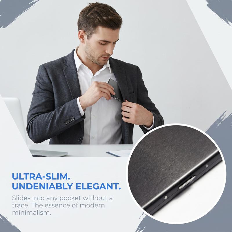RFID Blocking Metal Card Wallet