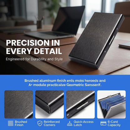 RFID Blocking Metal Card Wallet