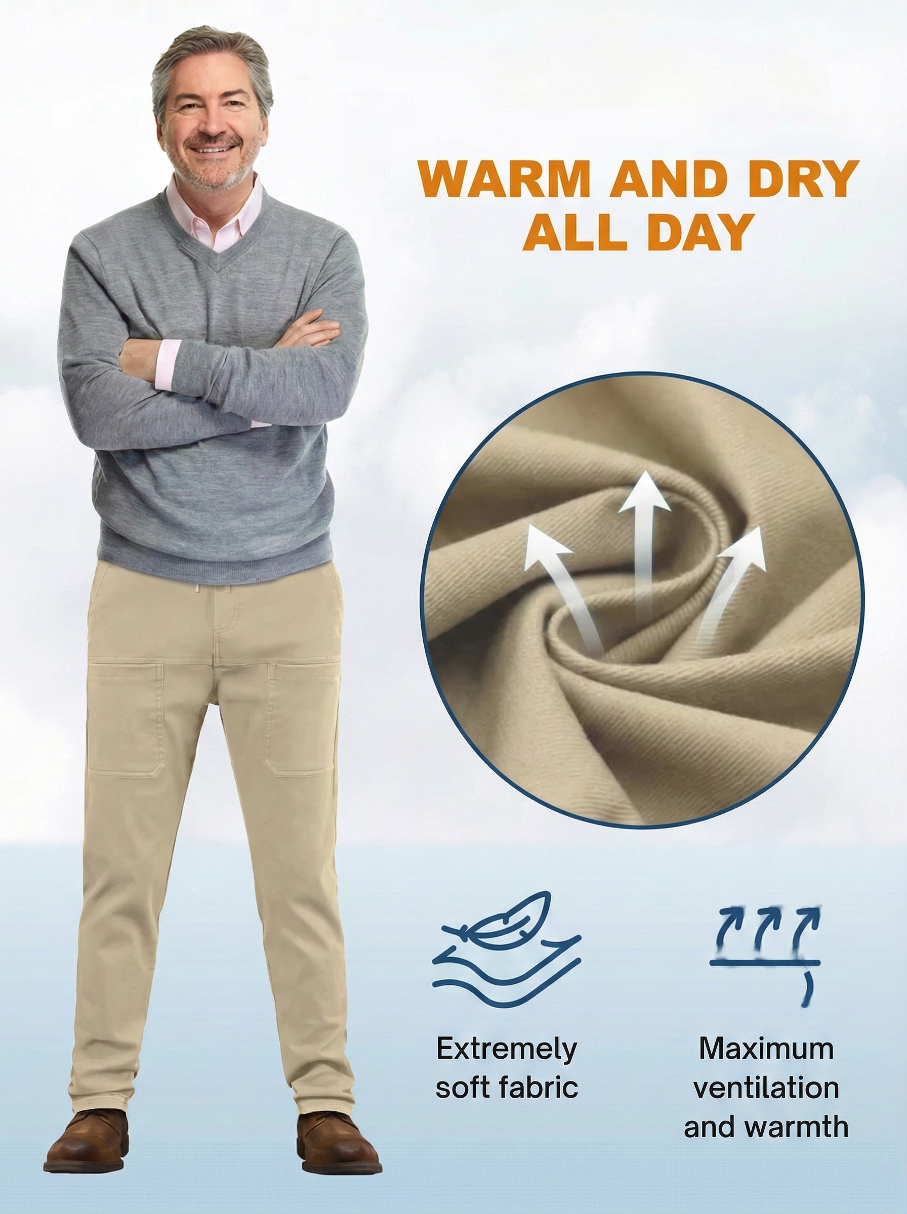 AirFlex Cargo Pants – Winter Sale! – Stretchy & Weather-Resistant!